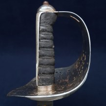 British WW1 Infantry Officers Sword of Captain Charles Roydon Brown MC MID, Essex Regt, KIA France 1917 18